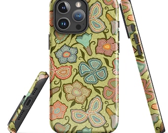 Spice Market Floral iPhone Case | Boho Ornamental Botanical Pattern Cover