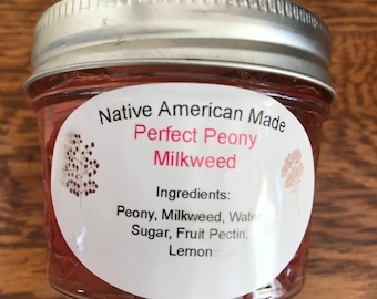 Vermont Wild Things All Natural Native American made Perfect Peony Milkweed Jelly