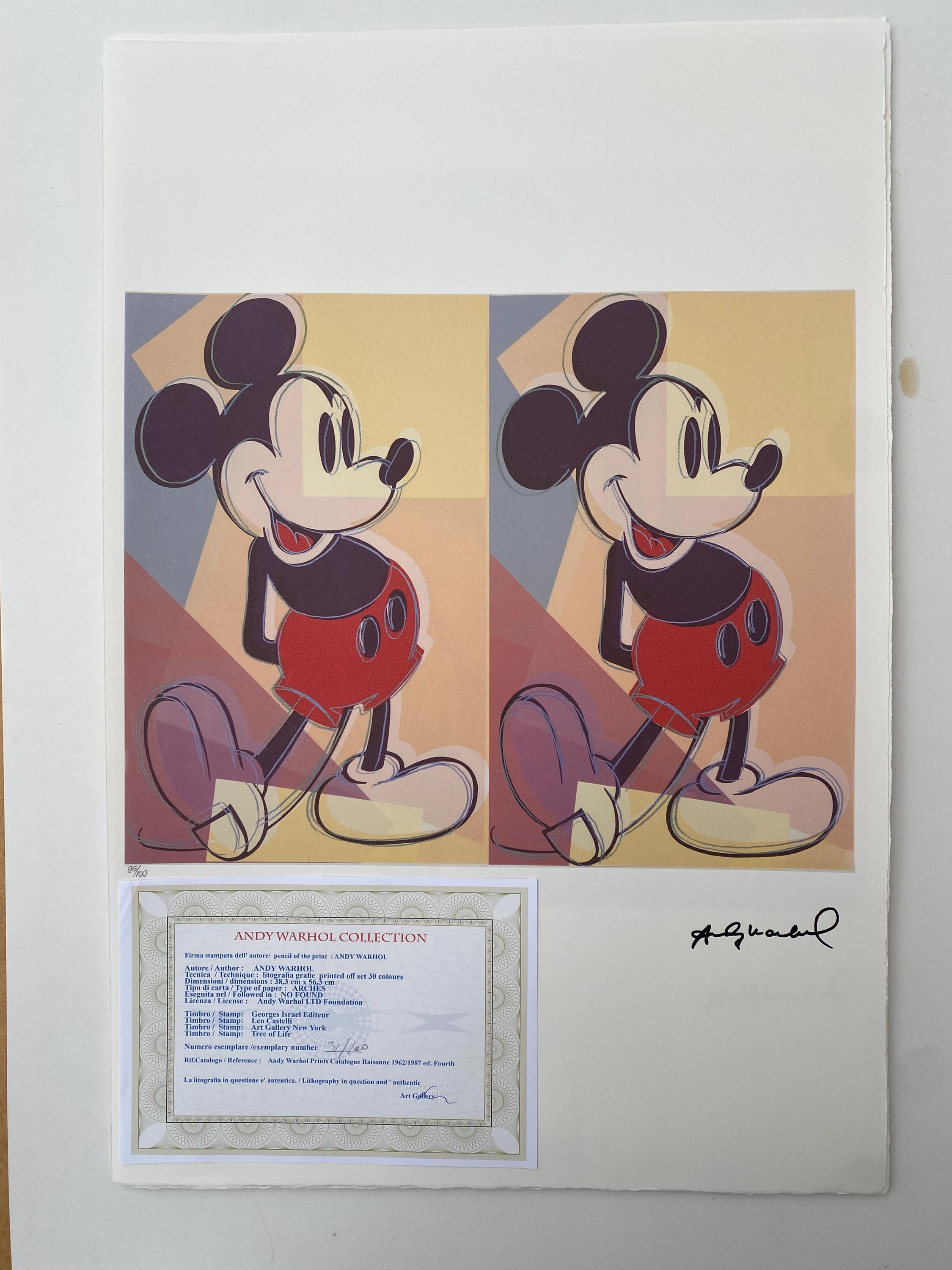 Warhol mickey mouse - Etsy 日本