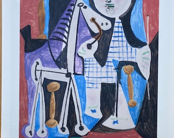 Pablo Picasso Claude Lithograph Print, 1949 Portrait, Arches Paper (Limited Edition)
