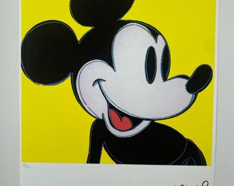 アンディ・ウォーホル「ジョン・レノン」リトグラフ、証明書、サイン