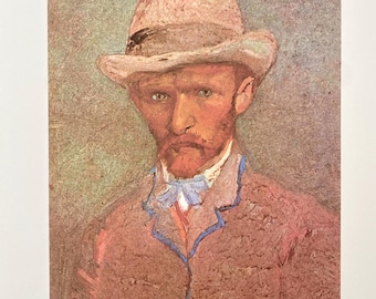 Autorretrato de Vincent Van Gogh, 1889. Litografía (firmada, con certificado). Arte para pared, después de...