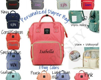 personalized backpack diaper bags for girl