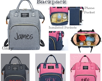 personalized baby girl diaper bags