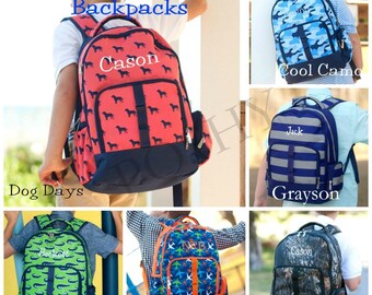 personalize backpack etsy