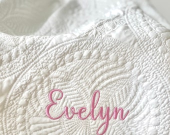 Monogrammed Baby Quilt, Personalized Baby Blanket, New Baby, Personalized Baby Quilt, Monogrammed Baby Blanket, Baby Boy Quilt, Blanket