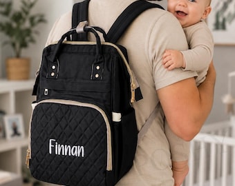 Diaper Bag, Nappy, Baby Bag, Backpack, Personalized, Name, Monogram, Baby Shower Gift