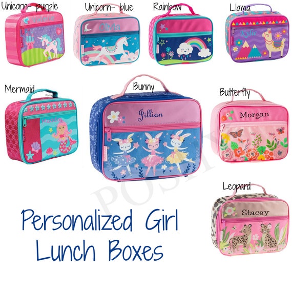 Monogrammed Kids Lunch Box / Personalized Kids Lunch Box / Lunch Bag / Boys Lunch  Box / Girls Lunch Box / 20 Designs 