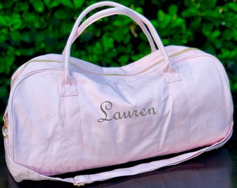 Personalized Bag, Duffle Bag, Baby Bag, Monogrammed Weekender Bag, Hospital Bag