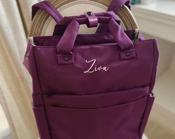 Diaper Bag, Diaper Backpack, Trendy Baby Diaper bag, Baby shower gift, New Mom Gift, Hospital Bag, Stroller Bag.