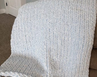 Chunky Knit Baby Blanket