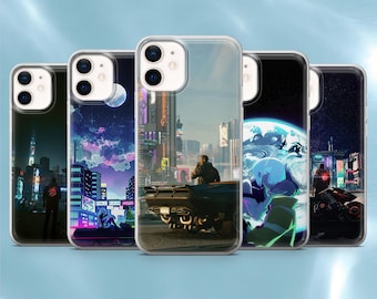 Cyberpunk 2077 Phone Case Edgerunners Cover for iPhone 17Pro, 17e, 16Pro, 15, 14, 13, 12, Samsung S26, S25, S24, A56, A16, Pixel 10A, 9A