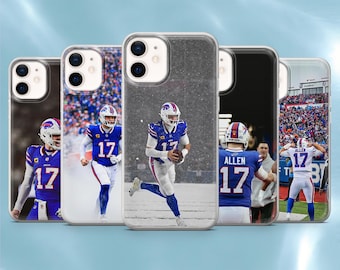 Josh Allen Phone Case Hot Football Cover voor iPhone 17Pro, 17e, 16Pro, 15, 14, 13, 12, Samsung S26, S25, S24, A56, A16, Pixel 10A, 9A