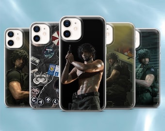 Carlos Oliveira Phone Case Resident Evil Cover for iPhone 17Pro, 17e, 16Pro, 15, 14, 13, 12, Samsung S26, S25, S24, A56, A16, Pixel 10A, 9A