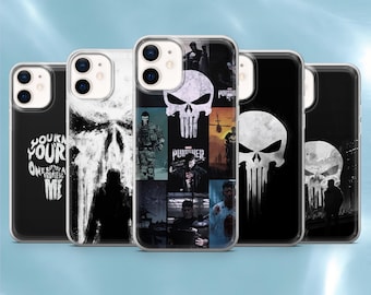 The Punisher Phone Case One Last Kill Cover for iPhone 17Pro, 17e, 16Pro, 15, 14, 13, 12, Samsung S26, S25, S24, A56, A16, Pixel 10A, 9A