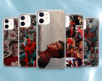 Tom Holland Phone Case Spiderman Cover for iPhone 17Pro, 17e, 16Pro, 15, 14, 13, 12, Samsung S26, S25, S24, A56, A16, Pixel 10A, 9A
