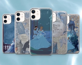 Cinderella Phone Case Disney Fairy Tale Cover for iPhone 17Pro, 17e, 16Pro, 15, 14, 13, 12, Samsung S26, S25, S24, A56, A16, Pixel 10A, 9Pro