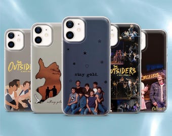 The Outsiders Phone Case Vintage Movie Cover for iPhone 17Pro, 17, 16Pro, 15, 14, 13, 12, Samsung S26, S25, S24, A56, A16, Pixel 10A, 9A, 8
