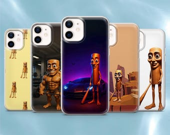 Tung Tung Sahur Phone Case Brainrot Cover for iPhone 17Pro, 17e, 16Pro, 15, 14, 13, 12, Samsung S26, S25, S24, A56, A16, Pixel 10A, 9A