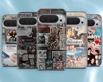 Outsiders Phone Case Oldschool Movie Cover for Google Pixel 10, 10Pro, 9, 9A, 9Pro, 8, 7, Samsung A56, S26, S25, A16, iPhone 17Pro, 17