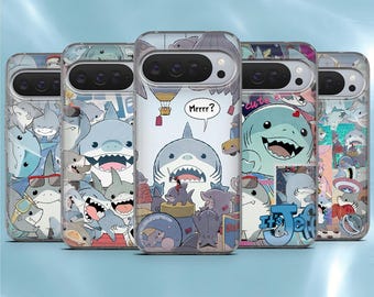 Marvel Rivals Phone Case Jeff Land Shark Cover for Google Pixel 10, 10Pro, 9, 9A, 9Pro, 8, 7, Samsung A56, S26, S25, A16, iPhone 17Pro, 17