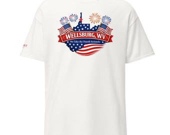 Wellsburg 4th Of Jul 100% Baumwolle T-Shirt
