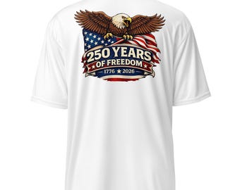 Amerika 250 Jahre Freiheit Adler T-Shirt | USA Jubiläum Tee
