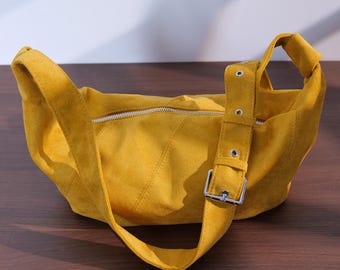 Damen PU-Leder Umhängetasche, Lässige Crossbody-Tasche mit großer Kapazität, verstellbarer Schultergurt, Alltagstasche, Geburtstagsgeschenk
