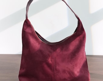 PU Leather Tote Bag with Cosmetic Bag, Magnetic Snap