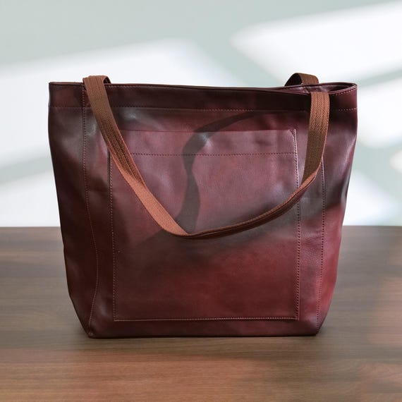 Large Capacity PU Leather Tote Bag | Soft Black Shoulder Bag with Magnetic Closure and Interior Pocket | Daily Commutes, Christmas Gift