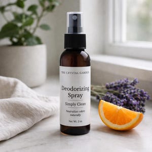 Simply Clean luktborttagningsspray | Naturlig luktborttagare, lavendel-apelsin-tea tree-spray, soptunnespray, badrumsspray, skoborttagningsmedel