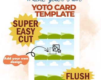 MYO Yoto Card Sticker Label Template FREE Editable Canva Design DIY Yoto Stickers