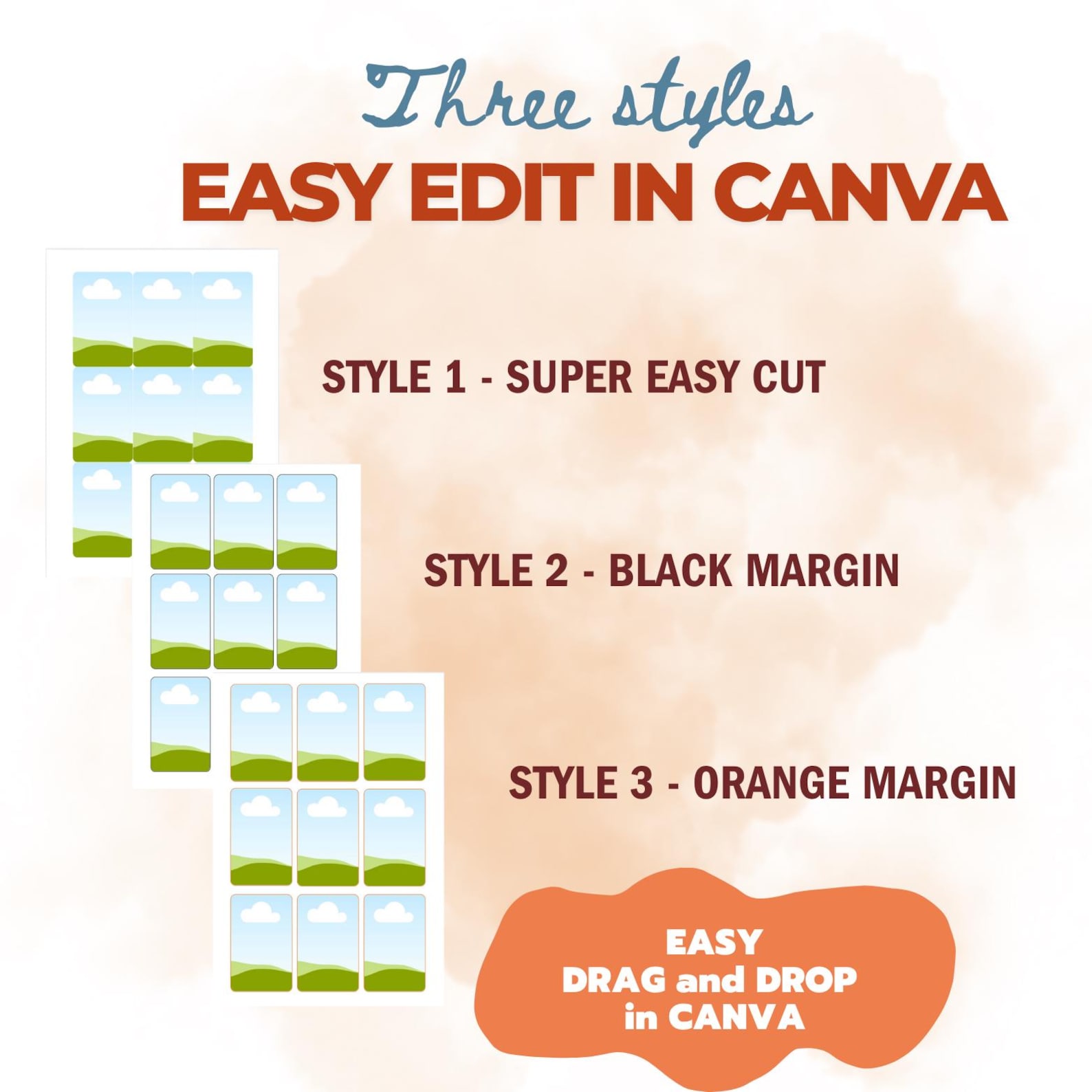 MYO Yoto Card Sticker Label Template FREE Editable Canva Design DIY