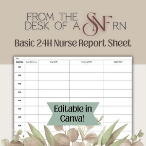 Grundläggande rapport för sjuksköterskor dygnet runt