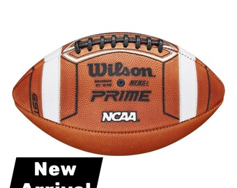 Ballon de football américain Wilson NCAA Prime, taille officielle
