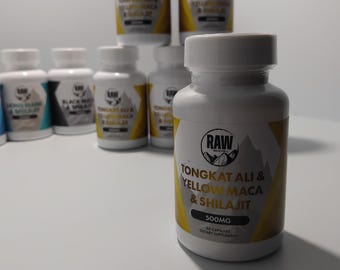 Tongkat Ali, maca jaune, mélange shilajit | Gélules Vitalité