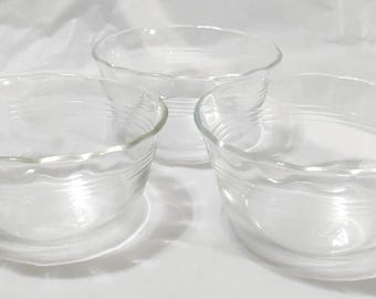 Piatti da dessert rotondi vintage PYREX Corning