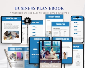 Business Plan Ebook: Entrepreneur Coaching Guide. Digital Startup Small Business PDF