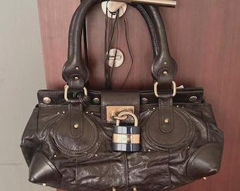 Vintage Y2k Early 2000s Chloe Paddington Satchel Leather Shoulder