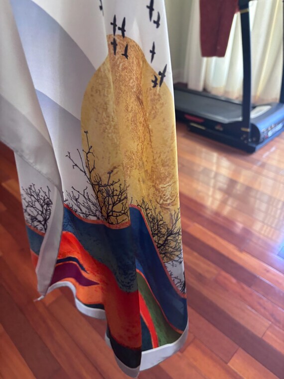 Square silky scarf View 3