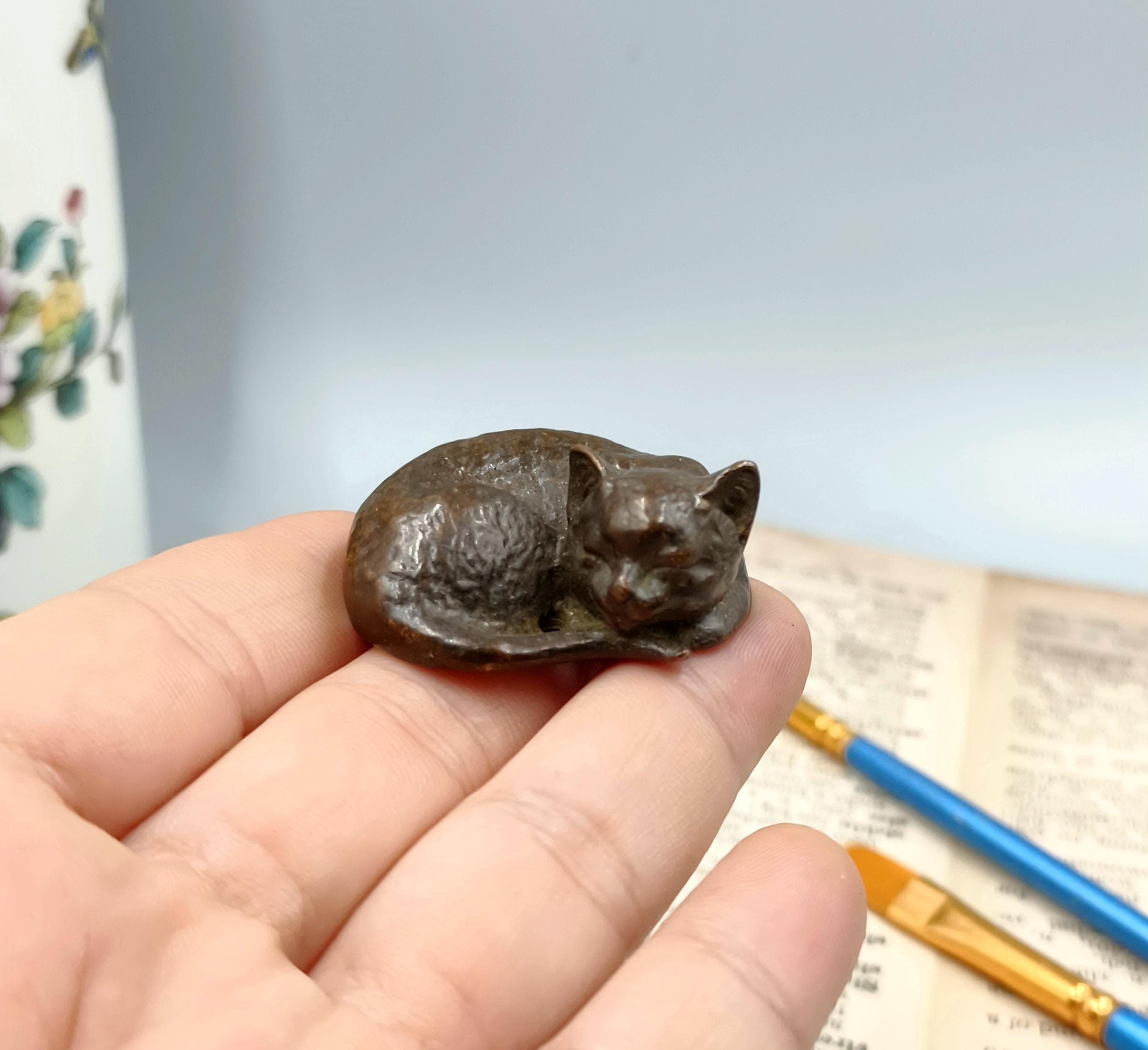 ヴィンテージ猫の置物 - Etsy 日本