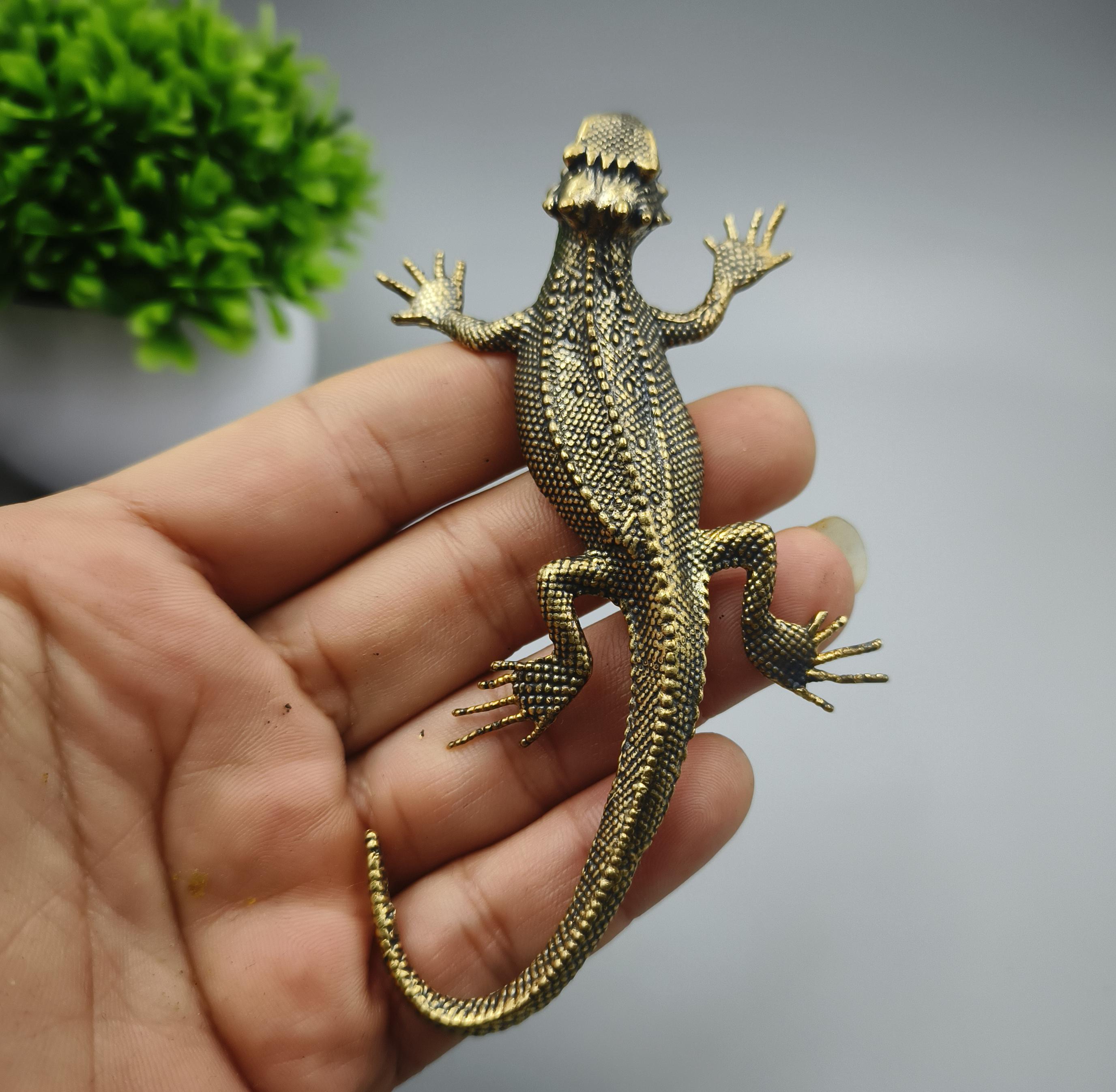 Brown lizard.  Vintage. Corral Women main image 3