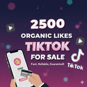 2500+  Real Tiktok Likes | Instant delivery | %100 Safe and Refundable | Only Organic Likes!