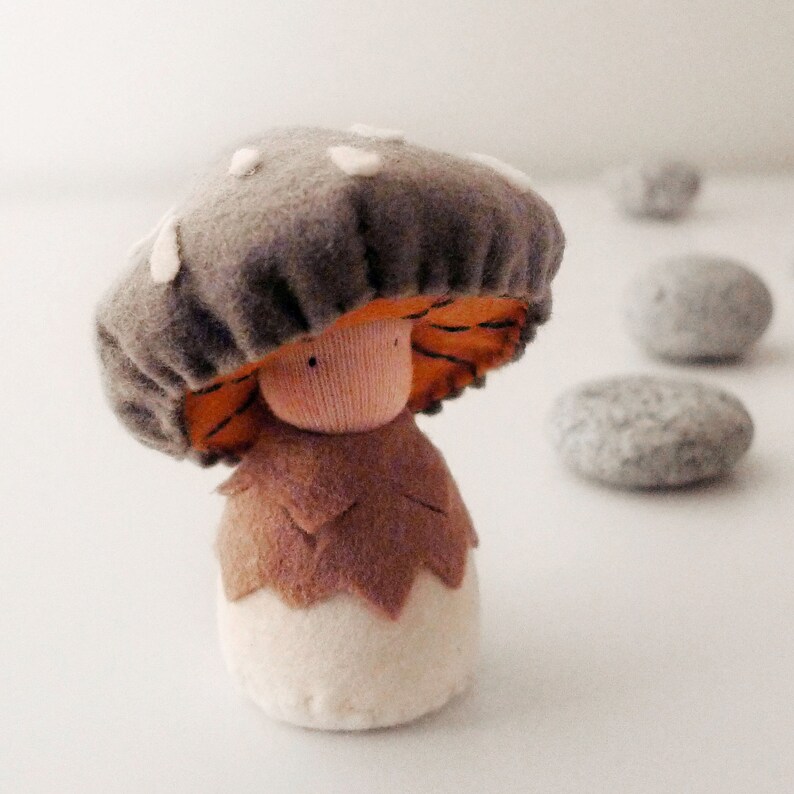 Mushroom Plushie Doll / Waldorf inspired / Tinua image 2