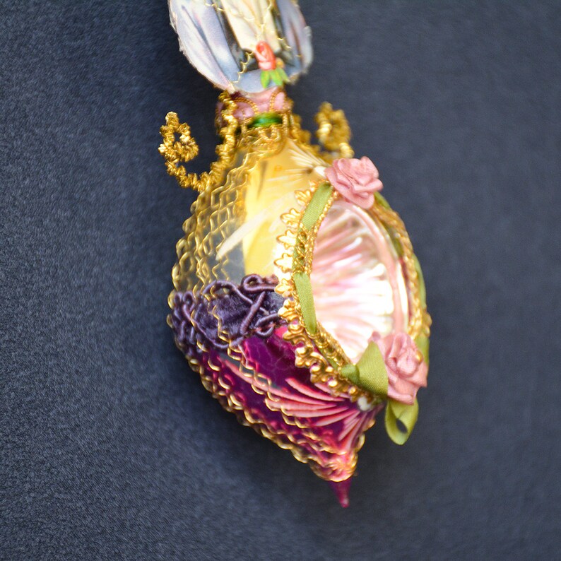 victorian christmas tree ornament victorian christmas ornament victorian bauble MISS ROSE antique christmas ornaments glass