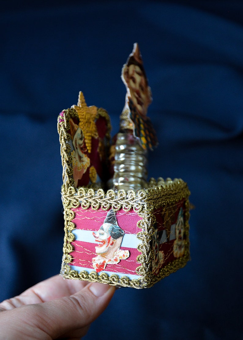 Jack in the Box Ornament Clown Ornament Circus Ornament Etsy