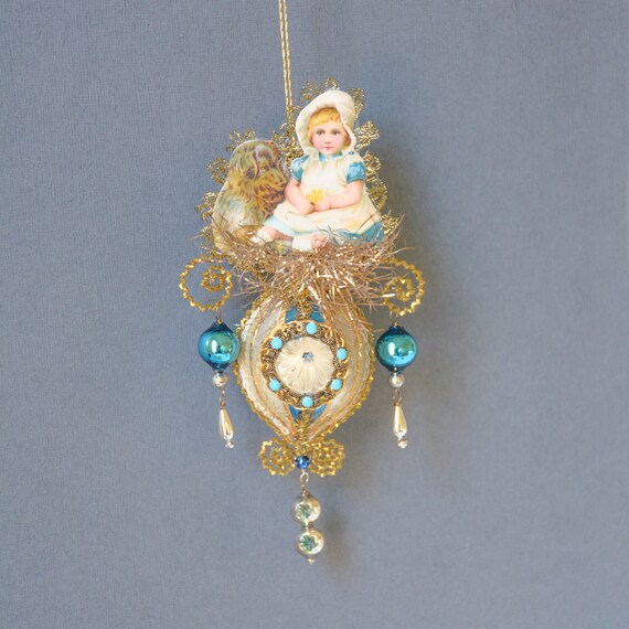victorian christmas ornament victorian ornament antique Etsy