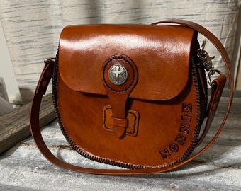 Cross Body handgefertigte Leder Geldbörse