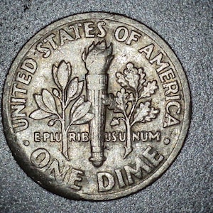 1996 P Error Dime - Broadstruck, Die Breaks, Cuds and Off Center