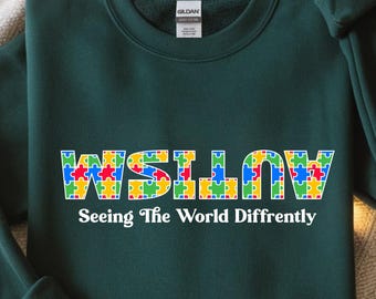 Autism Awareness DTF Transfer, Puzzle Piece Design, Neurodiversity Ready to Press